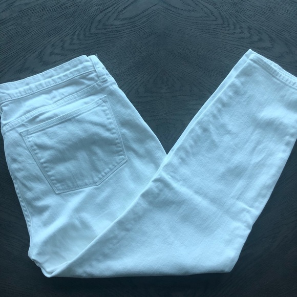 J. Crew white stretch crop - 5 pocket - Picture 4 of 7